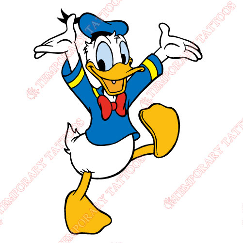 Donald Duck Customize Temporary Tattoos Stickers NO.749